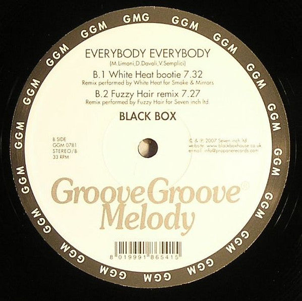 Black Box : Everybody Everybody 2007 (12")