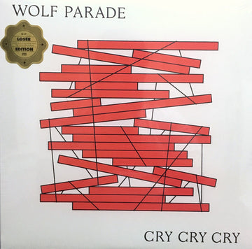 Wolf Parade : Cry Cry Cry (LP, Cre + LP, S/Sided, Etch, Cre + Album, Ltd)