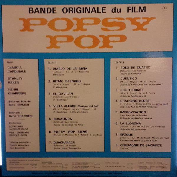 Various : Bande Originale Du Film "Popsy Pop" (LP, Comp)