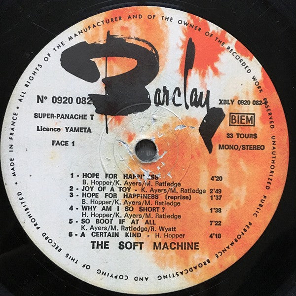 Soft Machine : The Soft Machine (LP, Album)