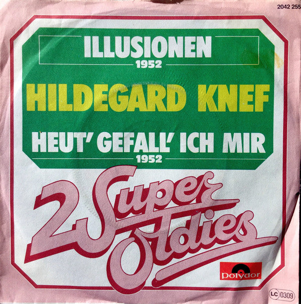 Hildegard Knef : Illusionen (7", Single, RE)