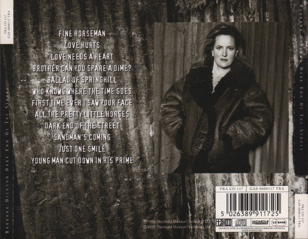 Barbara Dickson : Dark End Of The Street (CD, Album)