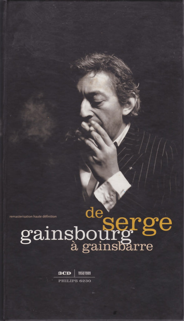 Serge Gainsbourg : De Serge Gainsbourg À Gainsbarre 1958/1989 (3xCD, Comp, Promo, RM, Smplr, Lon)