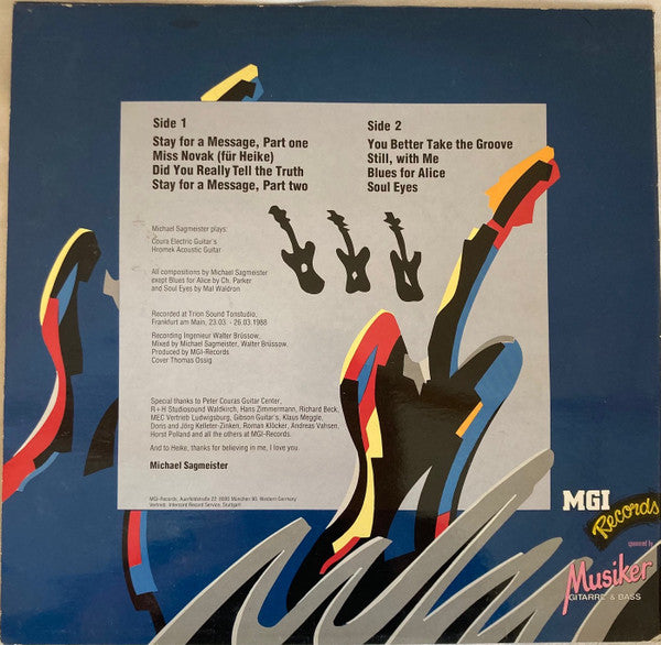 Michael Sagmeister : Still with Me (LP, Album)