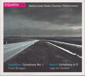 Radio Kamer Filharmonie, Frans Brüggen, Jaap van Zweden, Ludwig van Beethoven, Tristan Keuris : Beethoven Symphony No. 1 / Keuris Symphony In D (CD, Dig)