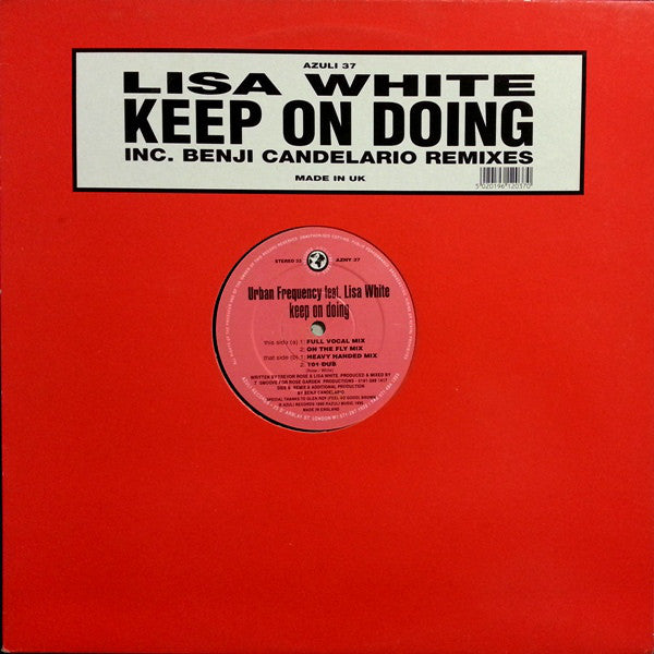 Urban Frequency Feat. Lisa White : Keep On Doing (12")