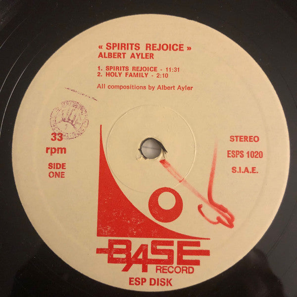 Albert Ayler : Spirits Rejoice (LP, Album, RE)