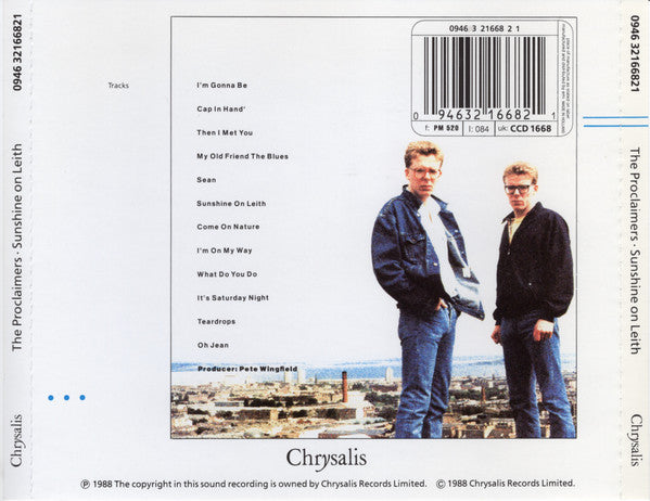 The Proclaimers : Sunshine On Leith (CD, Album, RE)