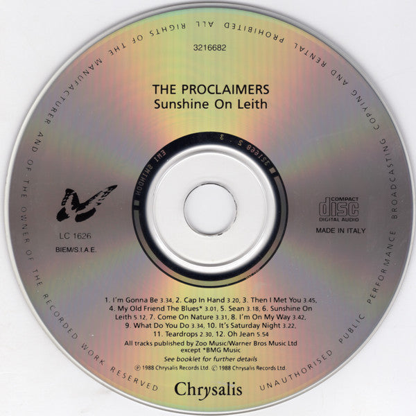 The Proclaimers : Sunshine On Leith (CD, Album, RE)