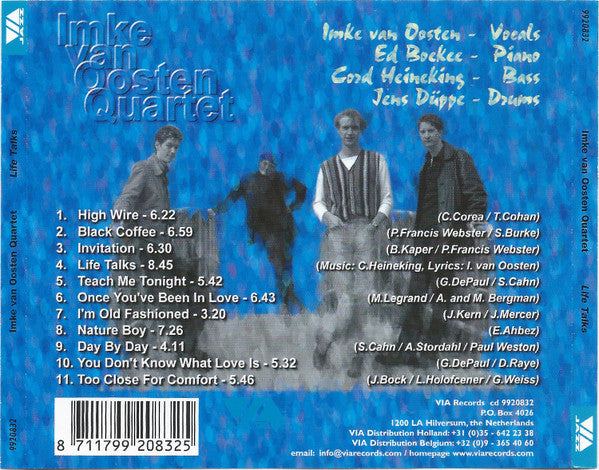 Imke Van Oosten Quartet : Life Talks (CD, Album)