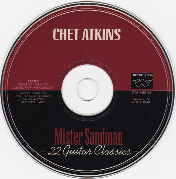 Chet Atkins : Mister Sandman: 22 Guitar Classics (CD, Comp)