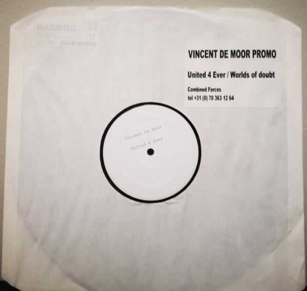 Vincent De Moor : United 4 Ever / Worlds Of Doubt (12", Promo, W/Lbl)