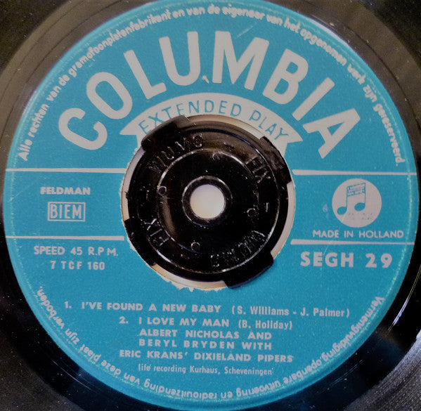 Eric Krans' Dixieland Pipers : Kurhausconcert (7", EP)