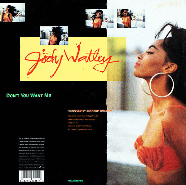 Jody Watley : Don't You Want Me (12")