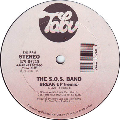 The S.O.S. Band : Break Up (Remix) (12")