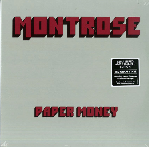 Montrose (2) : Paper Money (2xLP, Album, Dlx, RE, RM, 180)