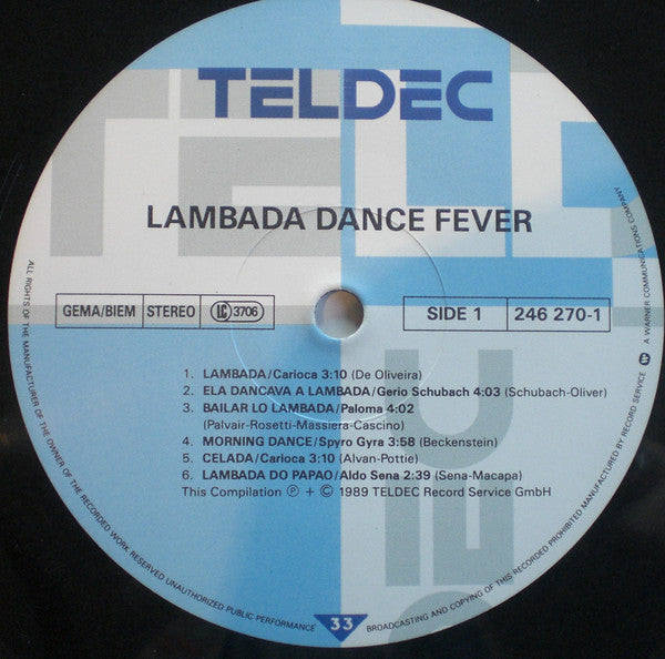 Various : Lambada Dance Fever (LP, Comp)