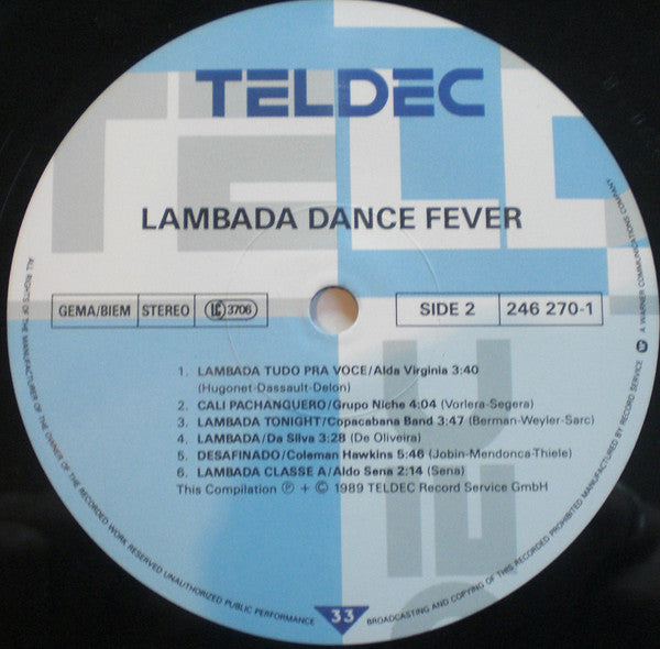 Various : Lambada Dance Fever (LP, Comp)