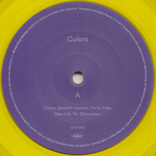Beck : Colors (LP, Album, Ltd, Yel)