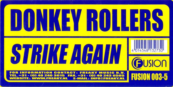 Donkey Rollers : Strike Again (12")