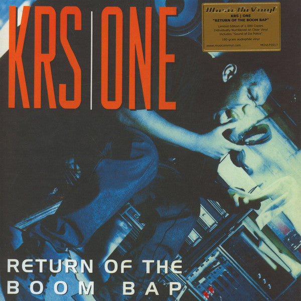 KRS-One : Return Of The Boom Bap (2xLP, Album, Ltd, Num, RE, Cle)