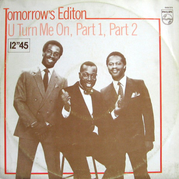 Tomorrow's Edition : U Turn Me On, Part 1, Part 2 (12", EP)