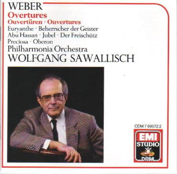 Carl Maria von Weber, Wolfgang Sawallisch, Philharmonia Orchestra : Overtures · Ouvertüren · Ouvertures (CD, RE)