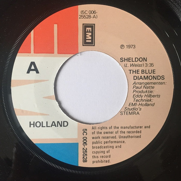 The Blue Diamonds : Sheldon (7", Single)