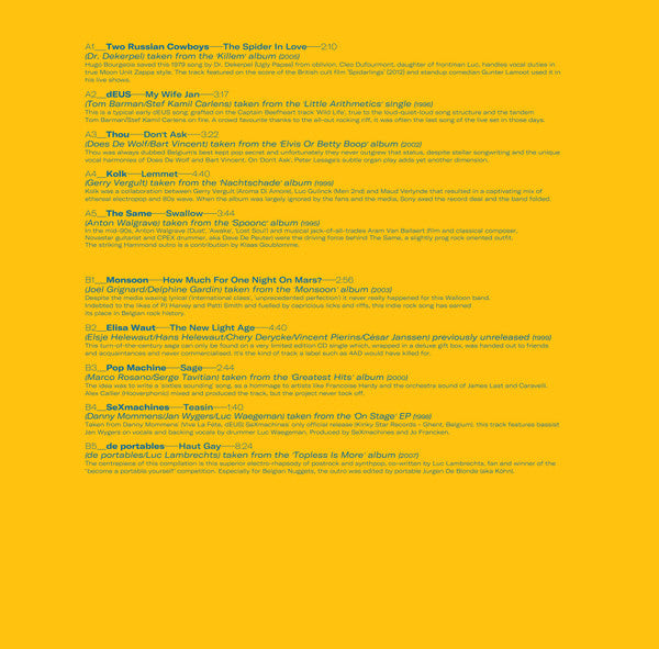 Various : Belgian Nuggets 90s-00s, Vol. 1  (2xLP, Comp)