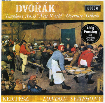 Antonín Dvořák, István Kertész, London Symphony Orchestra : Symphony No. 9 " New World " ∙ " Othello " Overture (LP, Album, RE, RM, 180)