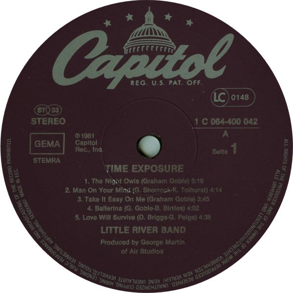 Little River Band : Time Exposure (LP, Album)