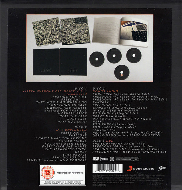 George Michael : Listen Without Prejudice + MTV Unplugged (CD, Album, RE, RM + CD, Album + CD, Comp + DVD-V, )