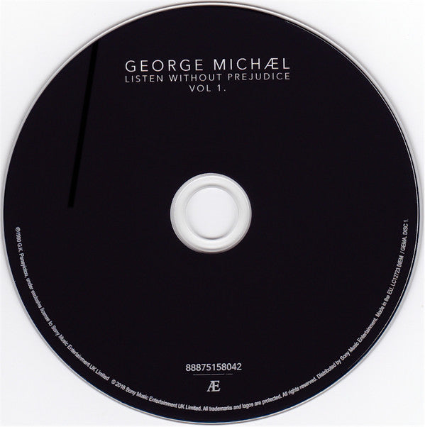 George Michael : Listen Without Prejudice + MTV Unplugged (CD, Album, RE, RM + CD, Album + CD, Comp + DVD-V, )
