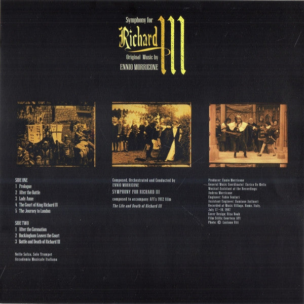 Ennio Morricone : Symphony For Richard III (LP, Ltd, Num, Tra)