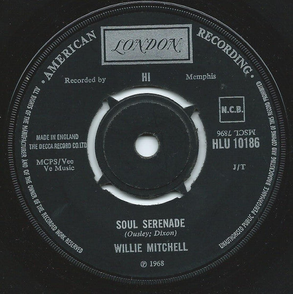Willie Mitchell : Buster Browne (7", Single)