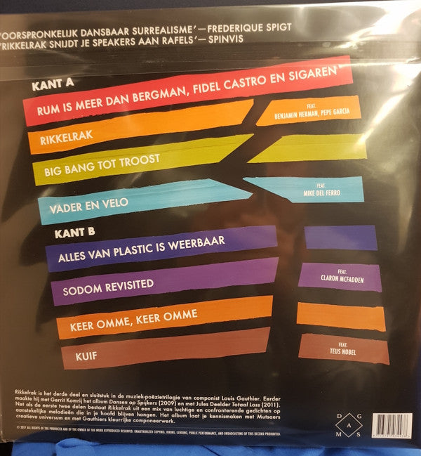 Charlotte Mutsaers, Louis Gauthier (2) : Rikkelrak (LP, Album)