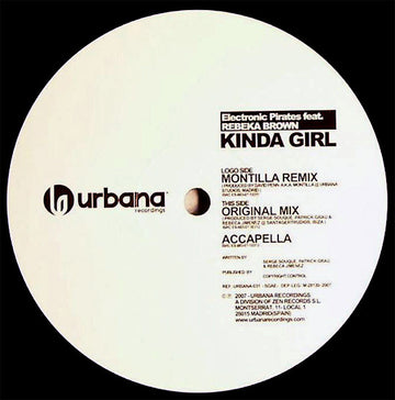 Electronic Pirates Feat. Rebeka Brown : Kinda Girl (12")