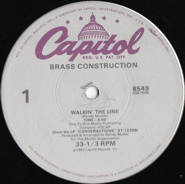 Brass Construction : Walkin' The Line (12")