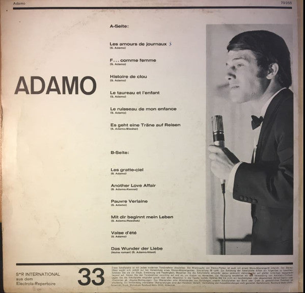 Adamo : Adamo (LP, Comp)