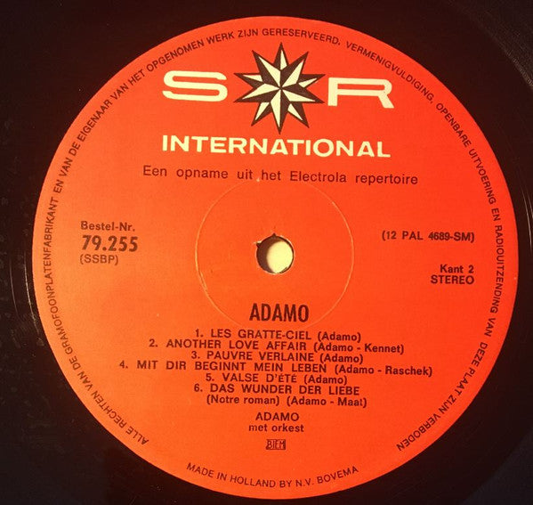 Adamo : Adamo (LP, Comp)