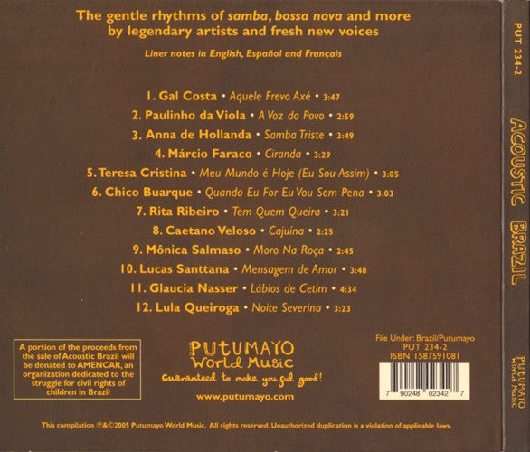 Various : Acoustic Brazil (CD, Comp, Dig)