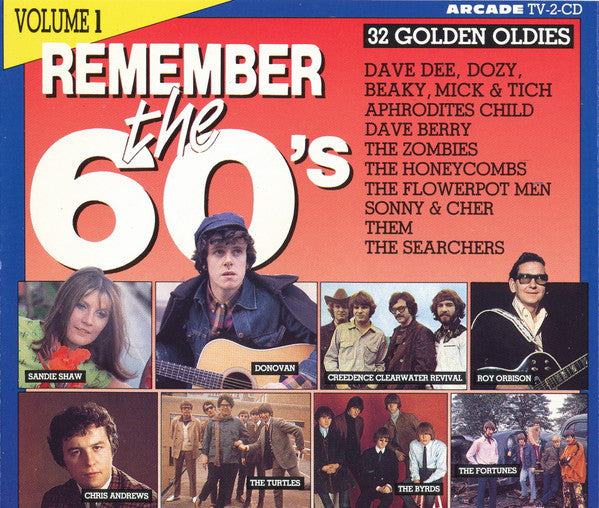 Various : Remember The 60's - Volume 1 (32 Golden Oldies) (2xCD, Comp)