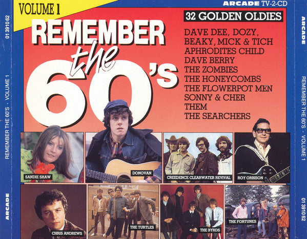 Various : Remember The 60's - Volume 1 (32 Golden Oldies) (2xCD, Comp)