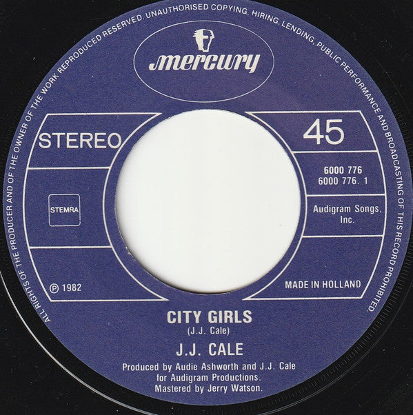 J.J. Cale : City Girls (7", Single)