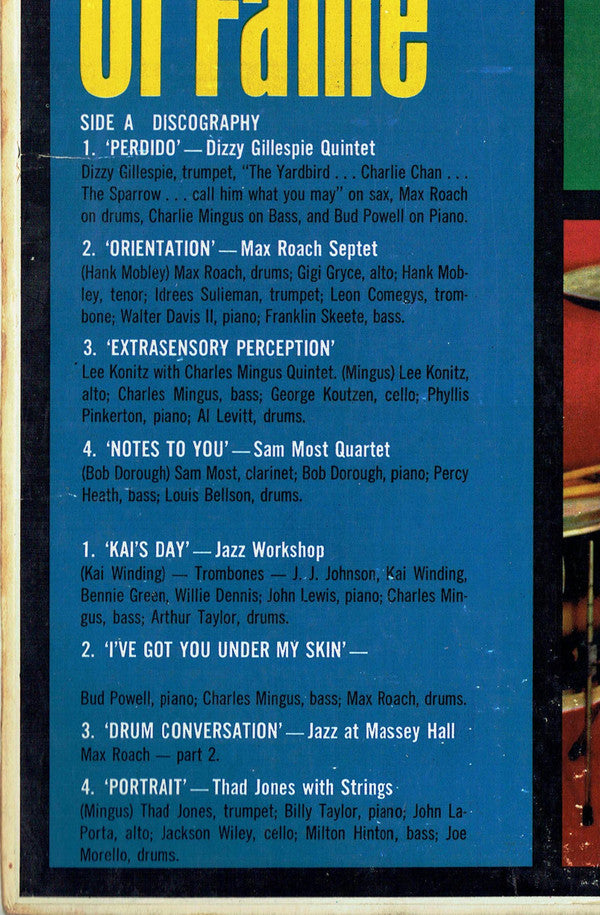 Various : Modern Jazz Hall Of Fame (LP, Comp, RE)