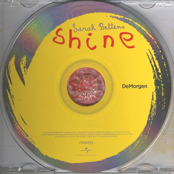 Sarah Bettens : Shine (CD, Album, Promo)