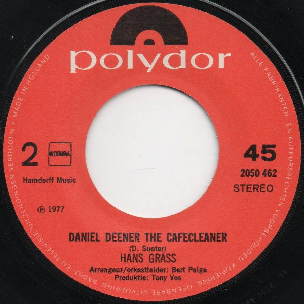 Hans Grass : There's A Place (In The Sun For You And Me) (7", Single)