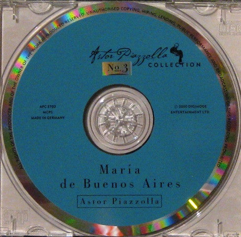 Astor Piazzolla : Maria De Buenos Aires (CD, Comp, RE)