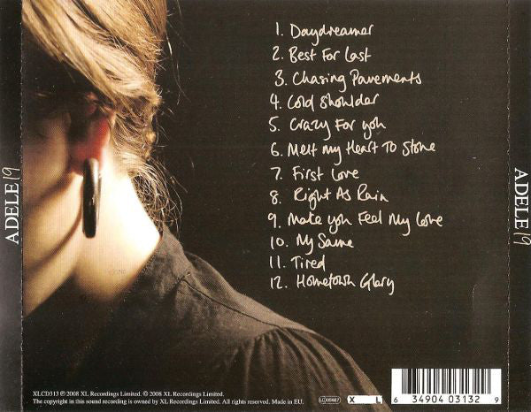 Adele (3) : 19 (CD, Album)