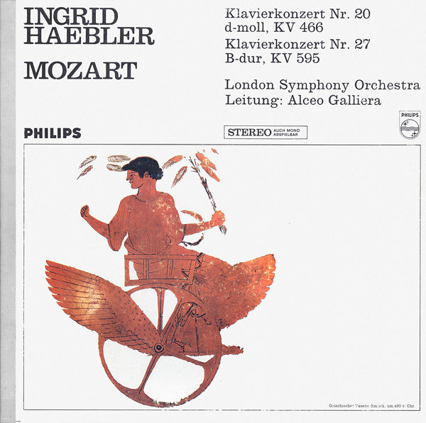 Ingrid Haebler, Wolfgang Amadeus Mozart, London Symphony Orchestra, Alceo Galliera : Klavierkonzert Nr. 20 D-moll, KV 466 / Klavierkonzert Nr. 27 B-dur, KV 595 (LP, Gat)